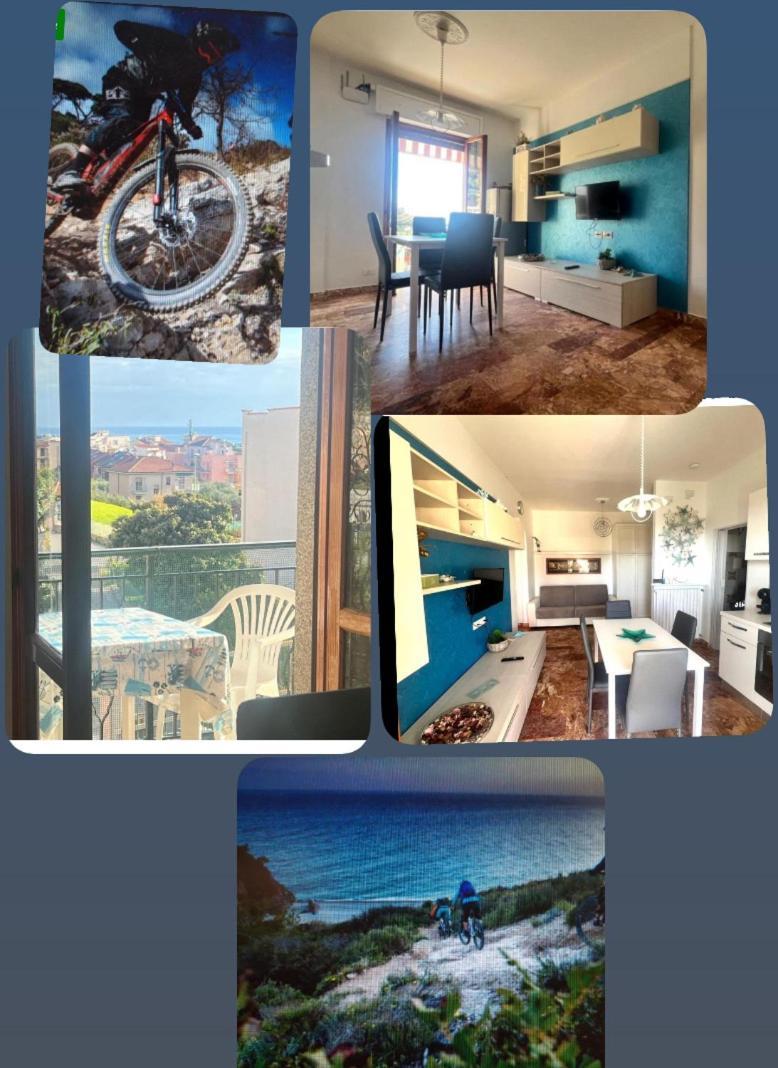 Apartment Aurora & Nicole Ideal Per Biker Con Terazza Vista Mare Parcheggio E Wi-Fi Gratuiti Pietra Ligure Bagian luar foto